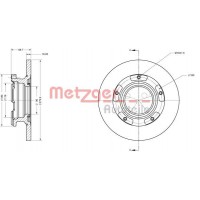 6110205 METZGER Гальмівний диск