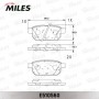 E510560 MILES Комплект гальмівних колодок дисковий гальм