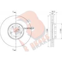 78RBD16539 R BRAKE Гальмівний диск