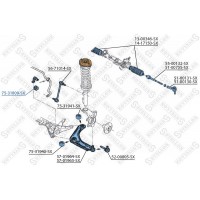 75-31809-SX STELLOX Опора стабілізатора