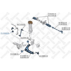 75-31809-SX STELLOX Опора стабілізатора