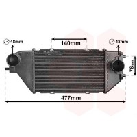25014701 VAN WEZEL Интеркулер
