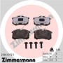 20961.972.1 ZIMMERMANN Комплект гальмівних колодок дисковий гальм
