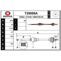 T29088A EAI Привідний вал