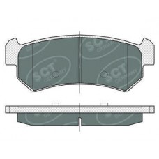 SP 376 PR SCT - MANNOL Комплект гальмівних колодок дисковий гальм