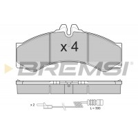 BP2681 BREMSI Комплект гальмівних колодок дисковий гальм