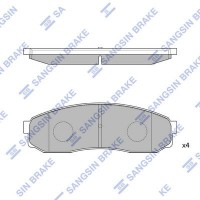 SP1084 Hi-Q Комплект гальмівних колодок дисковий гальм