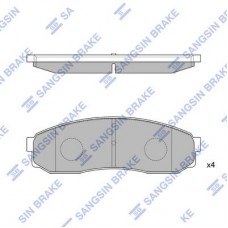 SP1084 Hi-Q Комплект гальмівних колодок дисковий гальм