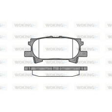 P11403.00 WOKING Комплект гальмівних колодок дисковий гальм