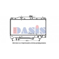 210510N AKS DASIS Радіатор охолодження двигуна