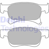 LP3164 DELPHI Комплект гальмівних колодок дисковий гальм