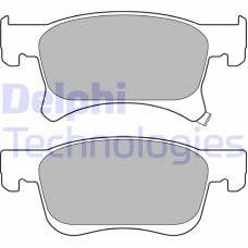 LP3164 DELPHI Комплект гальмівних колодок дисковий гальм