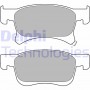 LP3164 DELPHI Комплект гальмівних колодок дисковий гальм