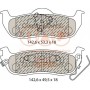 704-10050 IAP QUALITY PARTS Комплект гальмівних колодок дисковий гальм