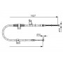 1 987 482 274 BOSCH Тросик, cтояночный тормоз