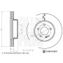 ADBP430091 BLUE PRINT Гальмівний диск