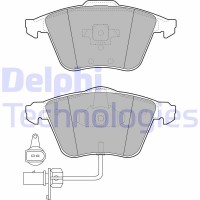 LP1922 DELPHI Комплект гальмівних колодок дисковий гальм