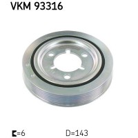 VKM 93316 SKF Ремінний шків колінчастий вал