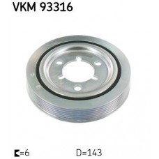 VKM 93316 SKF Ремінний шків колінчастий вал