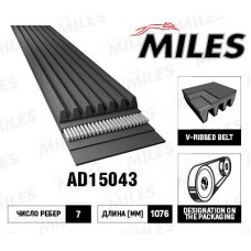 AD15043 MILES Поліклиновий ремінь