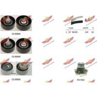 04.5256PA AUTOKIT Водяний насос комплект зубчастого ременя