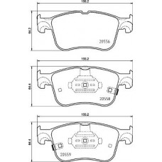 P 24 218 BREMBO Комплект гальмівних колодок дисковий гальм