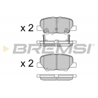 BP3555 BREMSI Комплект гальмівних колодок дисковий гальм