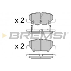 BP3555 BREMSI Комплект гальмівних колодок дисковий гальм