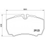 FK20059 KAISHIN Комплект гальмівних колодок дисковий гальм