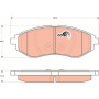 GDB3330 TRW Комплект гальмівних колодок дисковий гальм