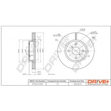 DP1010.11.0509 Dr!ve+ Гальмівний диск