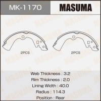 MK-1170 MASUMA Комплект гальмівних колодок