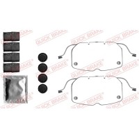 109-1792 QUICK BRAKE Комплектуючі колодки дискового гальма