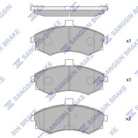 SP1152 Hi-Q Комплект гальмівних колодок дисковий гальм