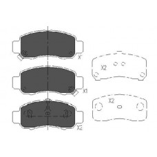 KBP-2033 KAVO PARTS КомплеК т гальмівних колодок, дискове гальмо