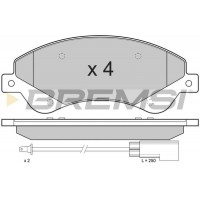 BP3273 BREMSI Комплект гальмівних колодок дисковий гальм