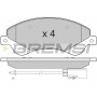BP3273 BREMSI Комплект гальмівних колодок дисковий гальм