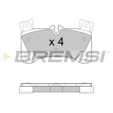BP3458 BREMSI Комплект гальмівних колодок дисковий гальм