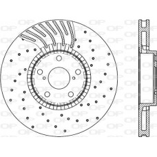 BDRS2285.25 OPEN PARTS Гальмівний диск