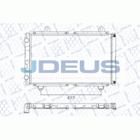 M-0110101 JDEUS Радіатор охолодження двигуна