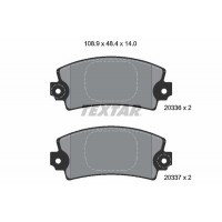 2033602 TEXTAR Комплект гальмівних колодок дисковий гальм
