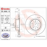 09.N360.1E BREMBO Гальмівний диск