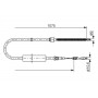 1 987 477 808 BOSCH Тросик, cтояночный тормоз