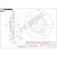 V483 PILENGA Гальмівний диск