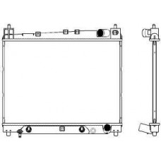 3461-1011 SAKURA Automotive Радіатор охолодження двигуна