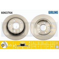 6063764 GIRLING Гальмівний диск