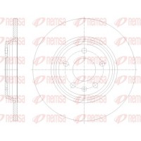 61771 00 KAWE Гальмівний диск