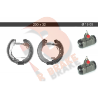 79RBKT0082 R BRAKE Комплект гальмівних колодок