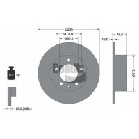 BDS1024 BENDIX Braking Гальмівний диск