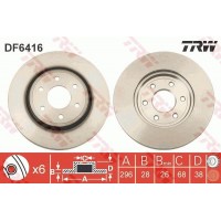 DF6416 TRW Гальмівний диск